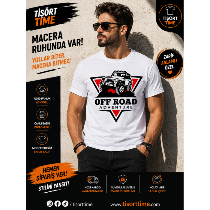 Jeep Off Road Adventure Tişört