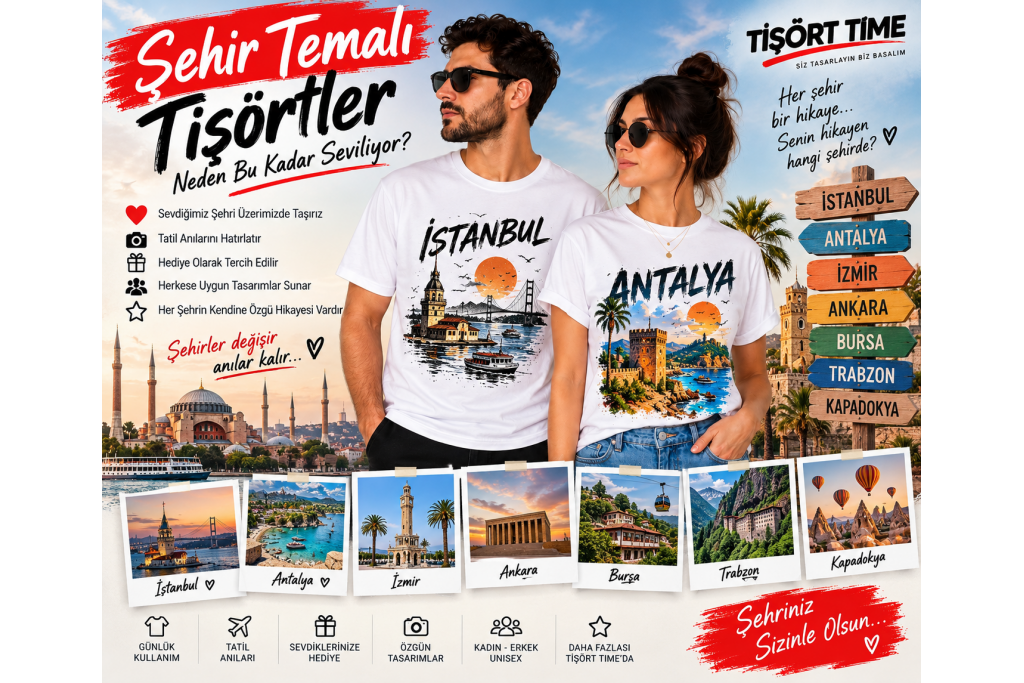 Şehir Temalı Tişörtler Neden Seviliyor Şehir Temalı Tişörtler Neden Seviliyor